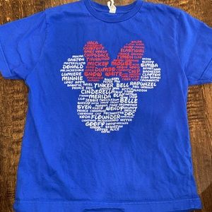 Girls Youth M-  Disney themed shirt